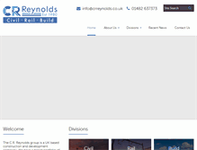 Tablet Screenshot of crreynolds.co.uk